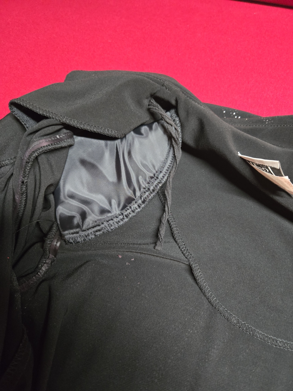 R&M Richards Women's Black Draped Open-Front Blazer - Picture 15 of 16